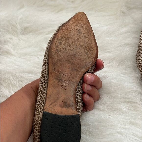 UGG Women's Pink Glitter and Tan Snakeskin Flats 6.5 - Picture 4 of 8